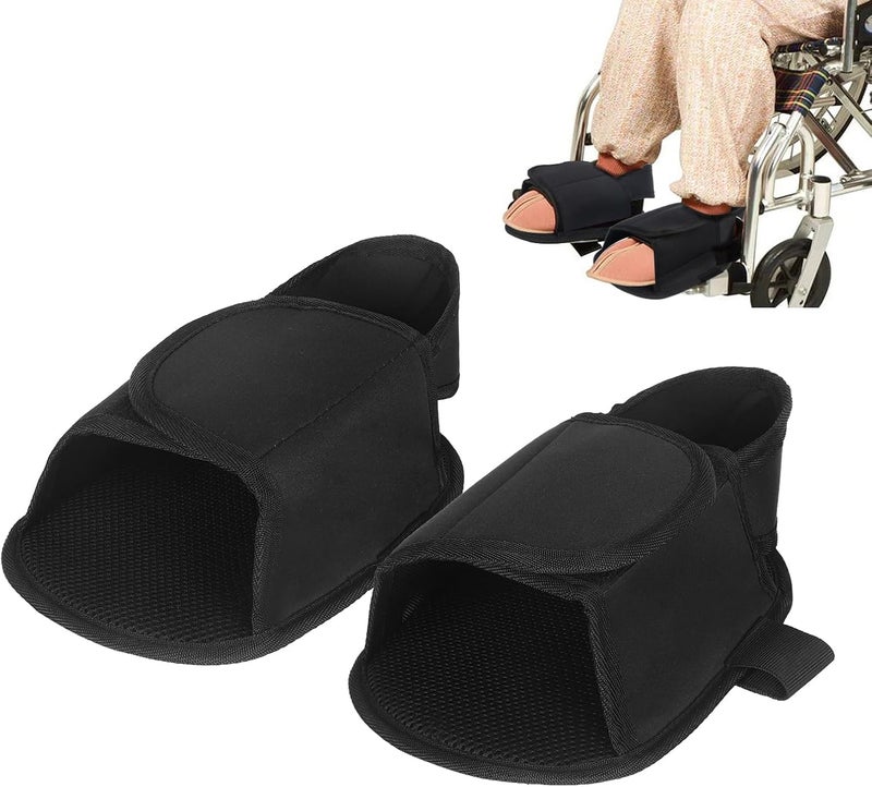 JCWPVA Adjustable Wheelchair Foot Straps for Leg Supports: Durable, Easy to Install, Secure Restraints for Seniors, Disabled, and Post-Surgery Patients,Perfect Foot & Leg Rests - Image 1